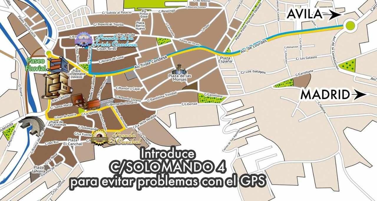Posada El Canchal Arenas de San Pedro Eksteriør bilde